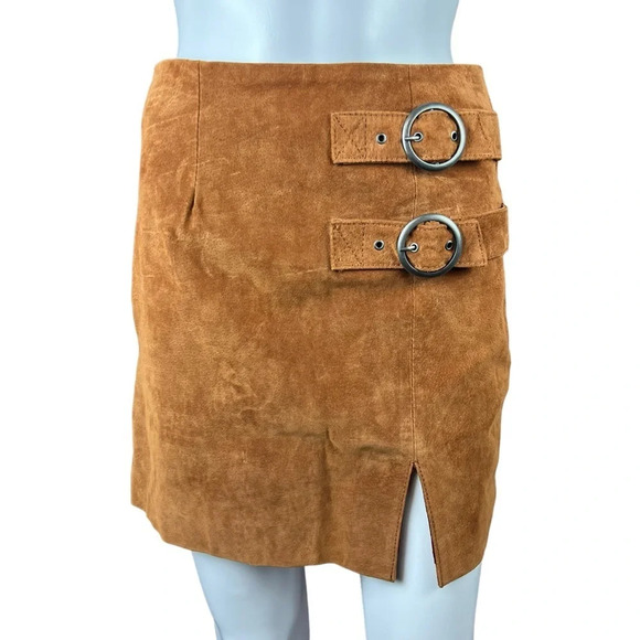NWT Blank NYC El Dorado Leather Mini Skirt - Picture 6 of 13